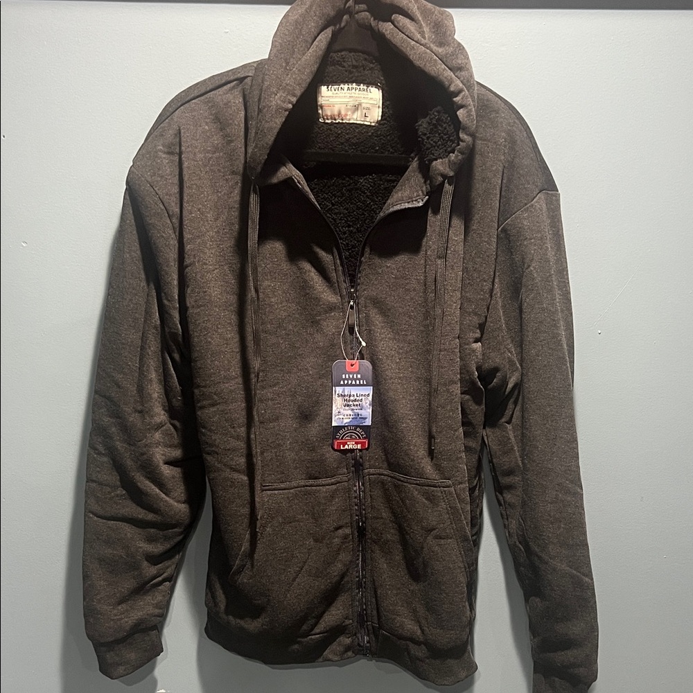 Dark Gray Zip-Up Hoodie